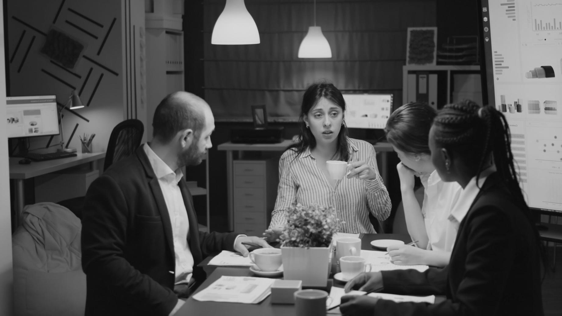 Analyse financière sur écran d'ordinateur